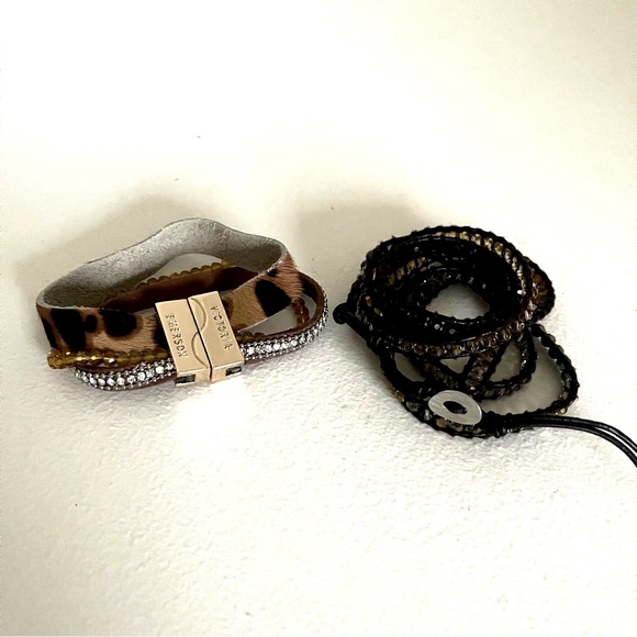 Victoria Emerson Jewelry - Victoria Emerson Wrap Bracelets LOT of 2 EUC